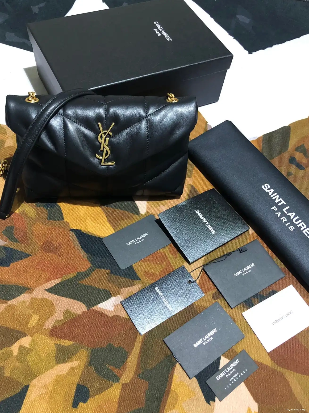 Tony Luxuries SMALL BAG YSL MINI PUFFER CHAIN 0519